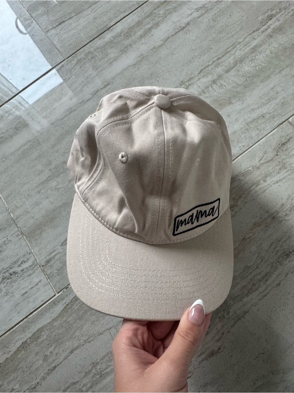 mama beige hat - Picture 2 of 3